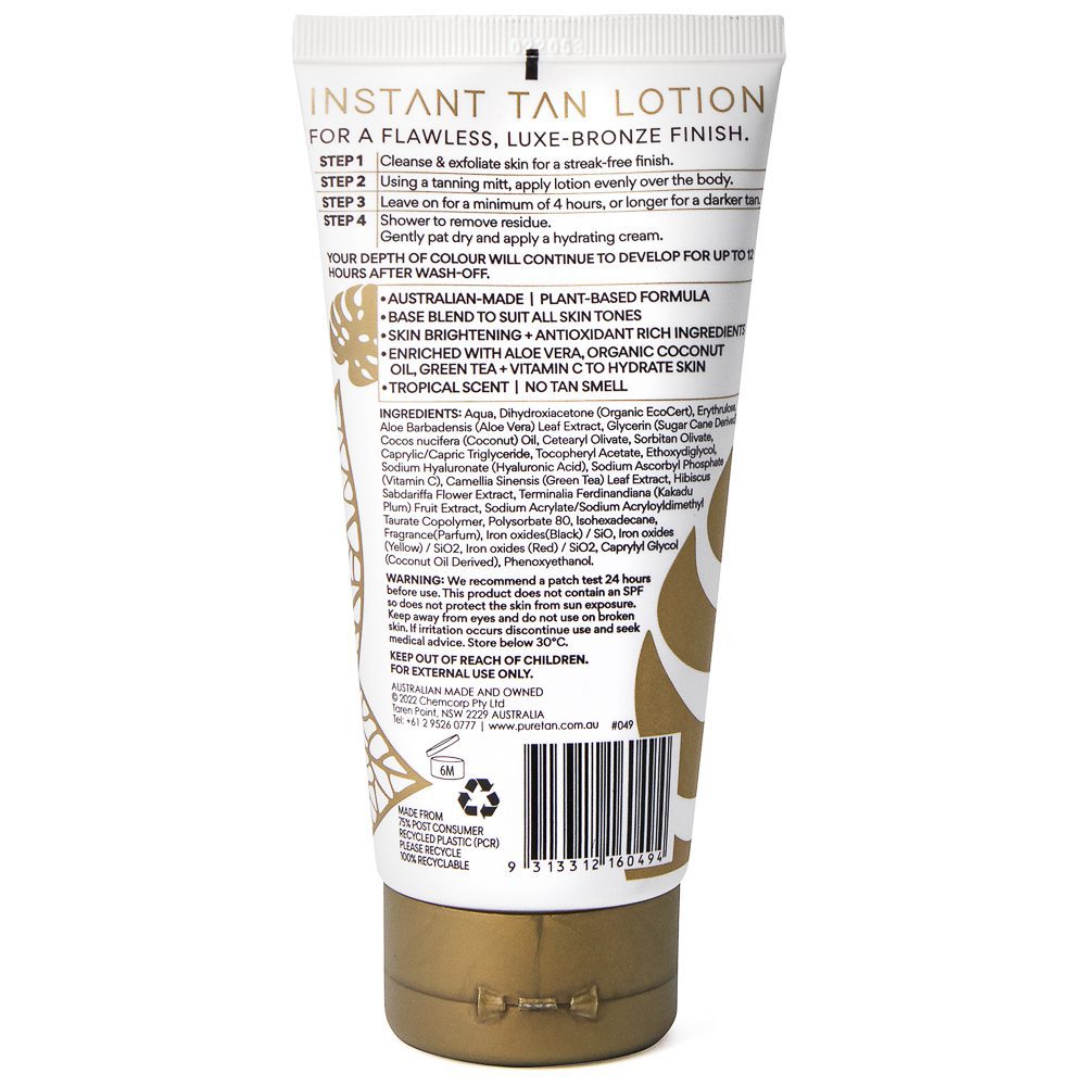 Instant Tan Lotion Dark - 180ml