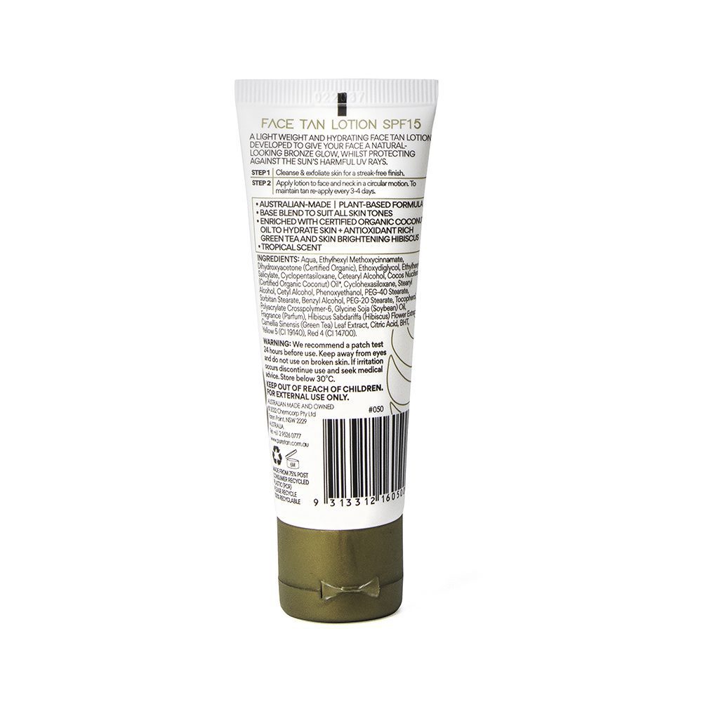 Face Tan Lotion SPF15 - 50ml